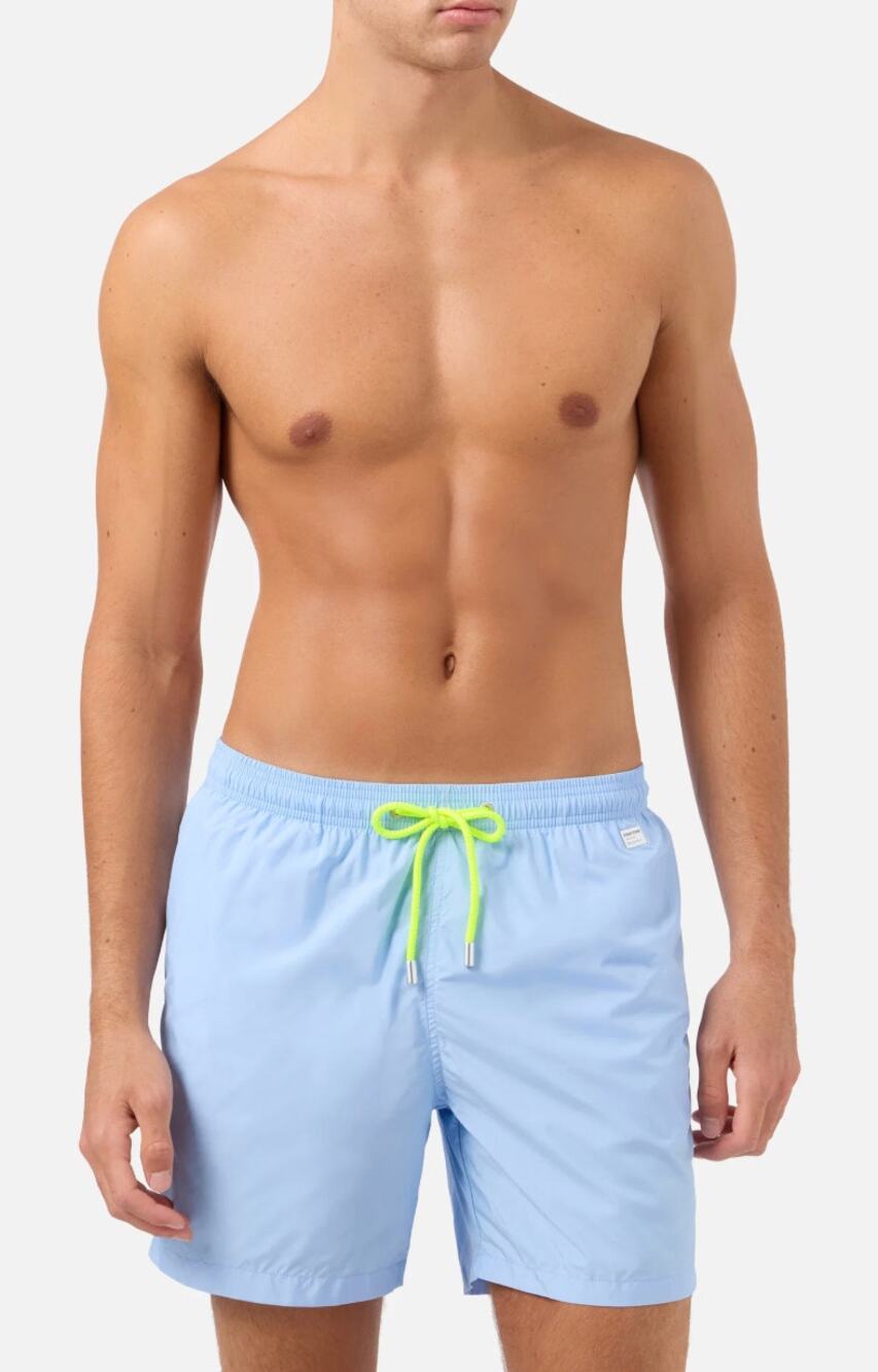 MC2 Saint Barth Swim Shorts Men Large Pantone Bonnie Blue Trunks Beach Summer